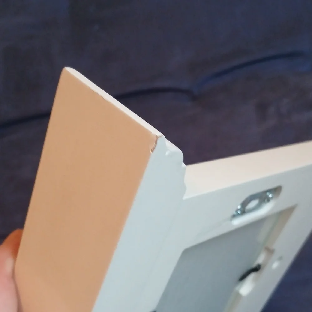 White Wall Frame with Hooks